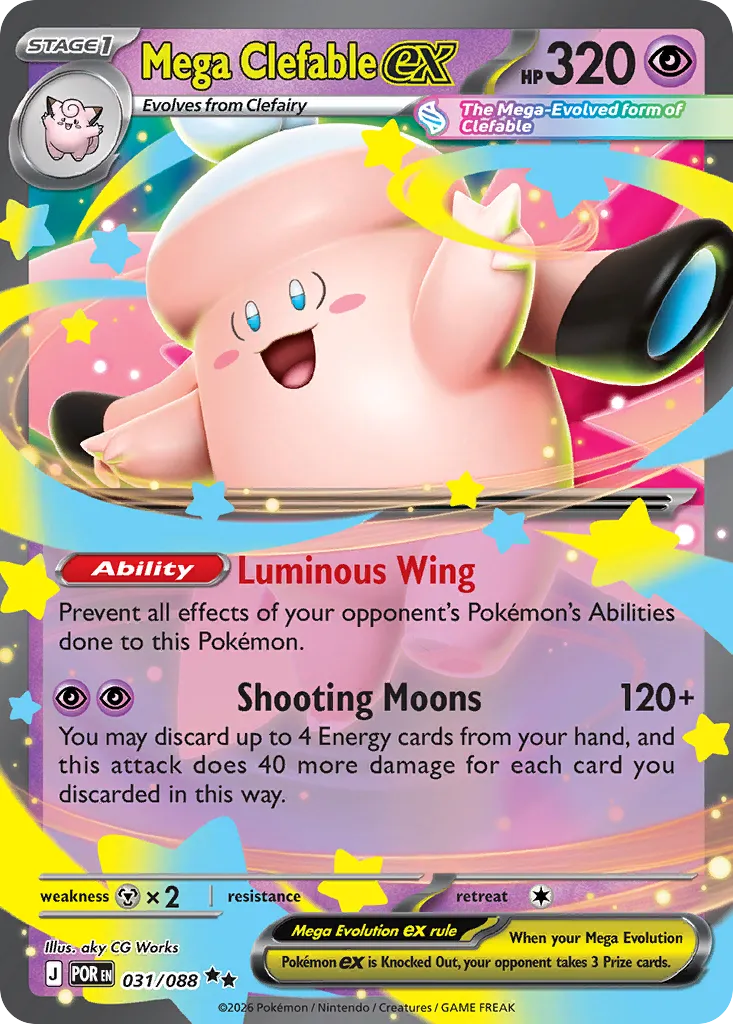 Mega Clefable ex #31, Perfect Order