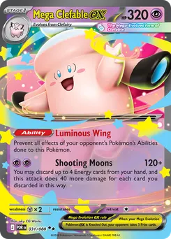 Mega Clefable ex #31, Standard