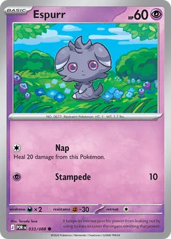 Espurr #33, Reverse Holo