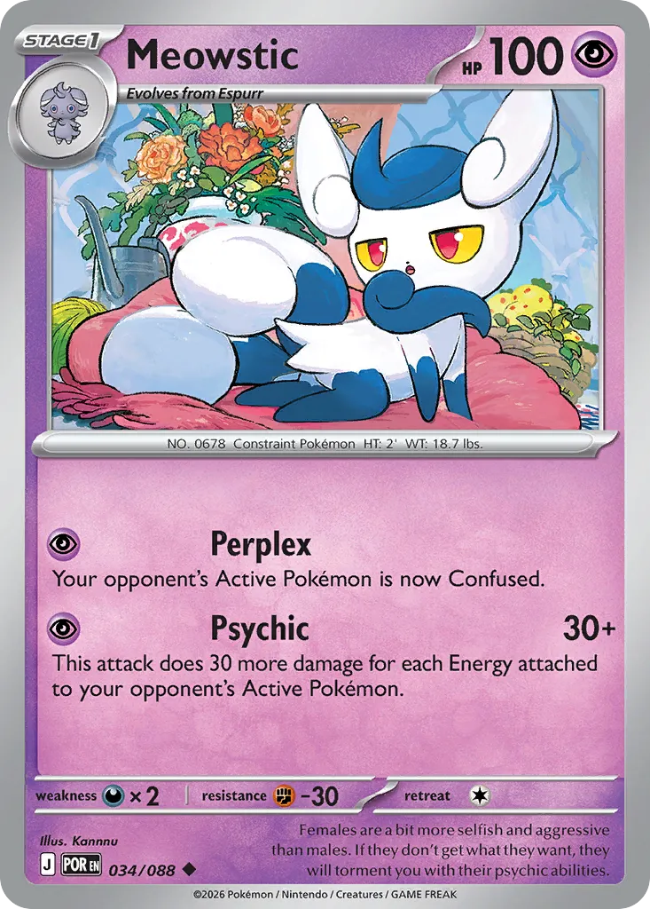 Meowstic #34, Perfect Order