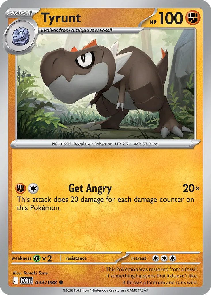 Tyrunt #44, Perfect Order Reverse Holo