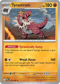 Tyrantrum #45, Reverse Holo