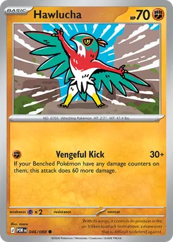 Hawlucha #46, Reverse Holo