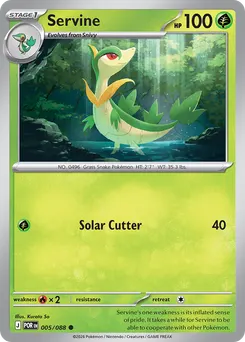 Servine #5, Reverse Holo