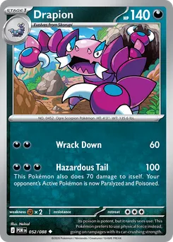 Drapion #52, Reverse Holo