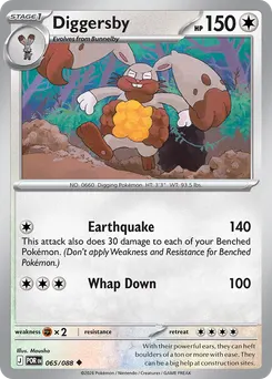 Diggersby #65, Reverse Holo