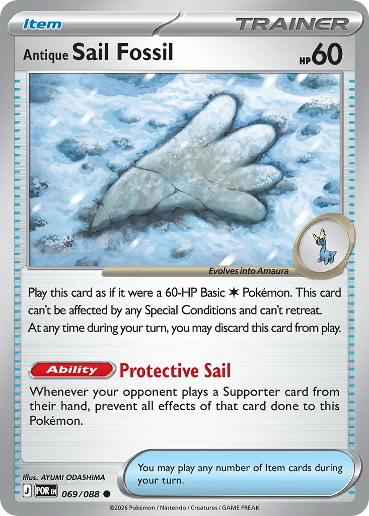 Antique Sail Fossil #69, Perfect Order