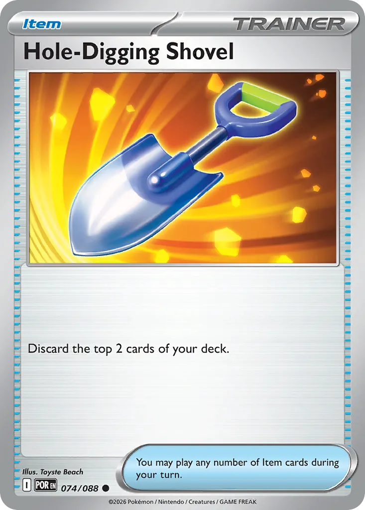 Hole-Digging Shovel #74, Perfect Order Reverse Holo