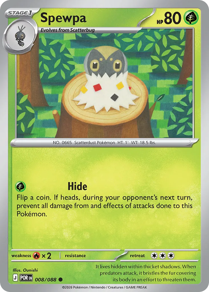 Spewpa #8, Perfect Order Reverse Holo