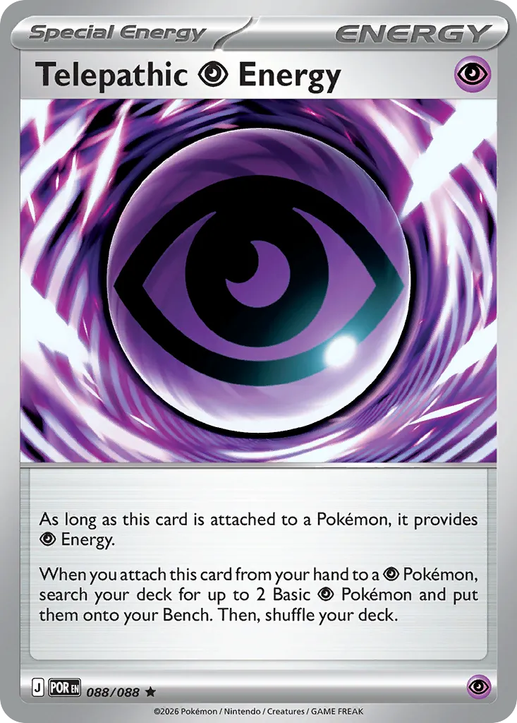 Telepathic Psychic Energy #88, Perfect Order Reverse Holo