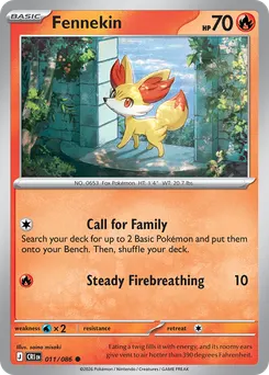 Fennekin #11, Reverse Holo
