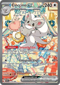 Cinccino ex #119, Standard