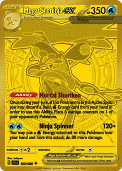 Mega Greninja ex #122, Chaos Rising
