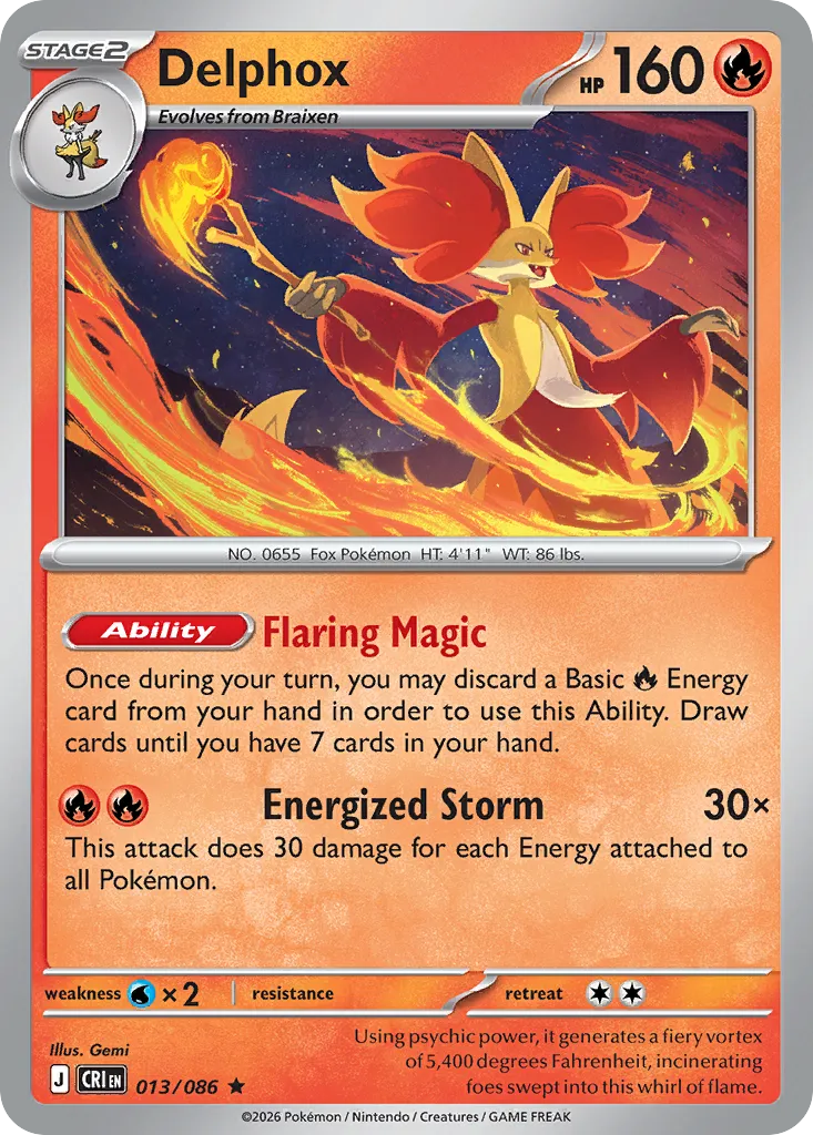 Delphox #13, Chaos Rising