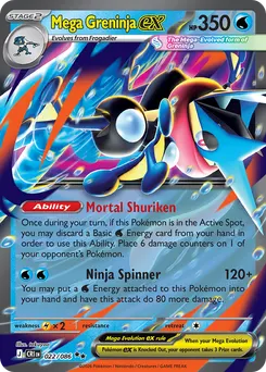 Mega Greninja ex #22, Standard
