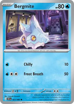 Bergmite #23, Reverse Holo