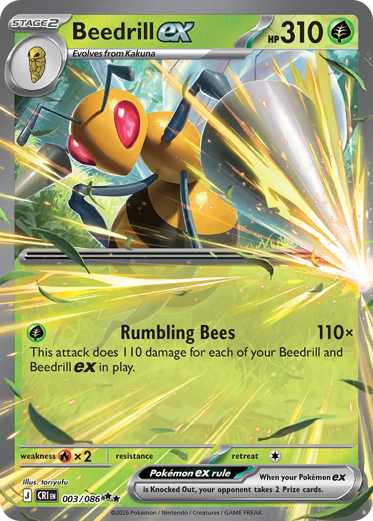 Beedrill ex #3, Chaos Rising