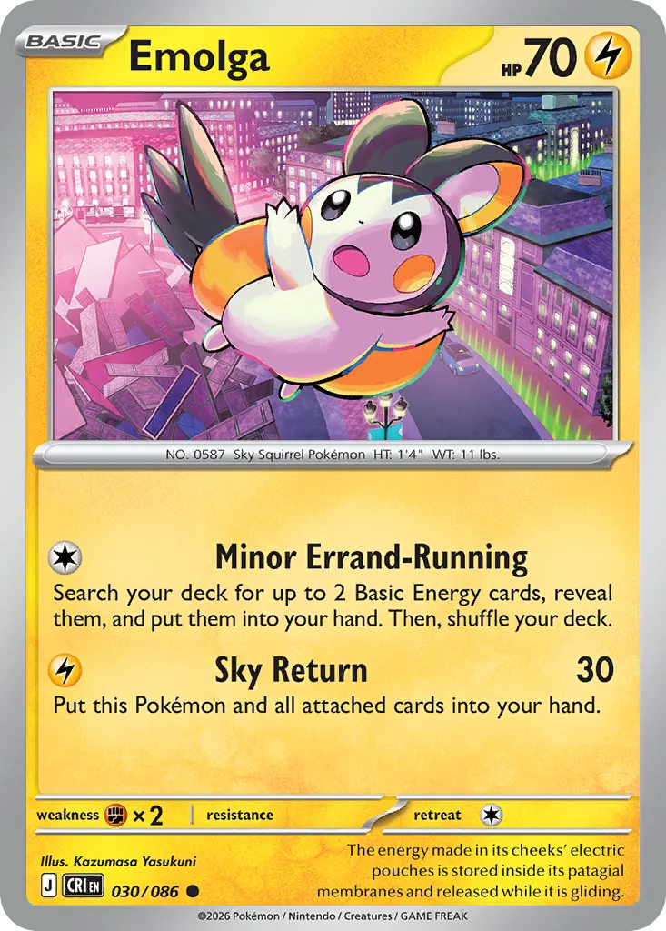 Emolga #30, Chaos Rising