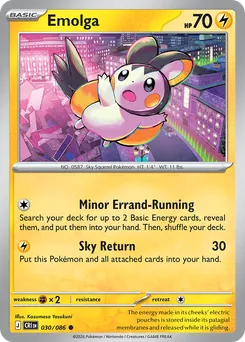Emolga #30, Standard