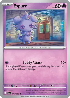 Espurr #36, Reverse Holo