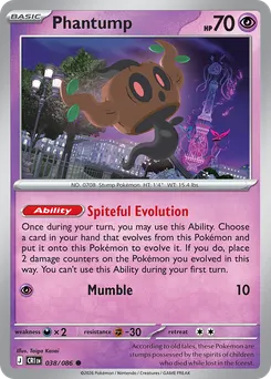 Phantump #38, Reverse Holo