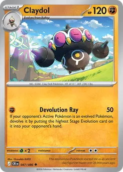 Claydol #47, Standard