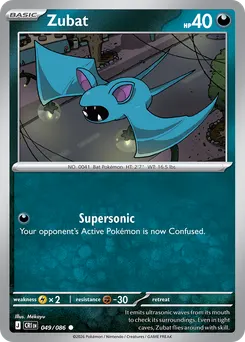 Zubat #49, Reverse Holo