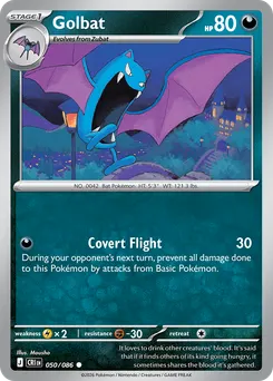 Golbat #50, Reverse Holo