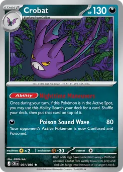 Crobat #51, Reverse Holo