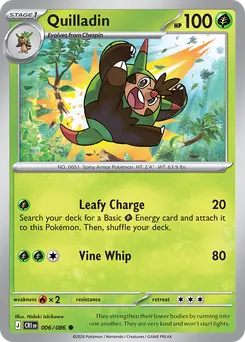 Quilladin #6, Standard