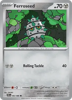 Ferroseed #62, Standard