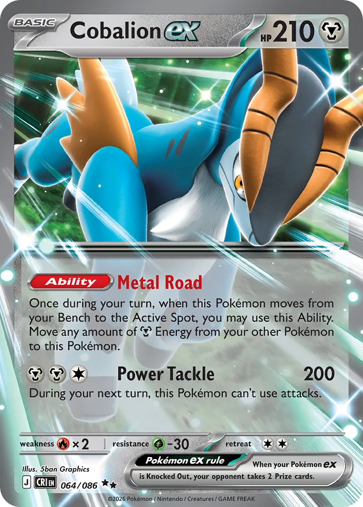 Cobalion ex #64, Chaos Rising