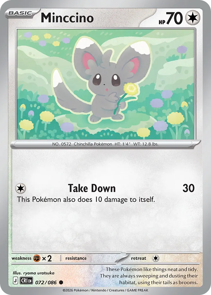 Minccino #72, Chaos Rising