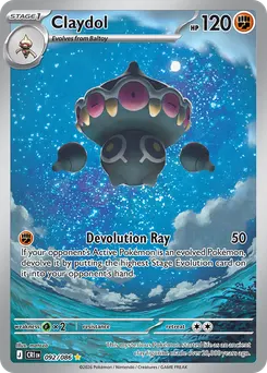 Claydol #92, Standard