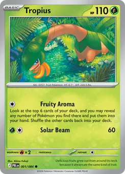 Tropius #1, Reverse Holo
