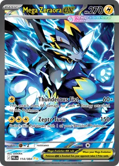 Mega Zeraora ex #114, Standard