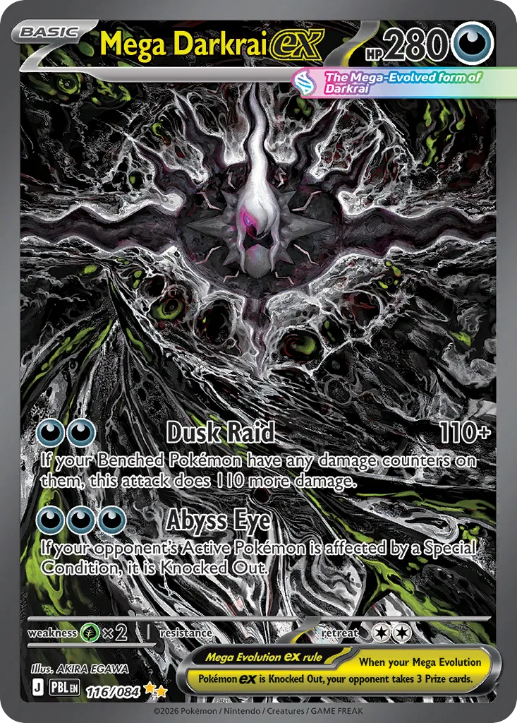 Mega Darkrai ex #116, Pitch Black