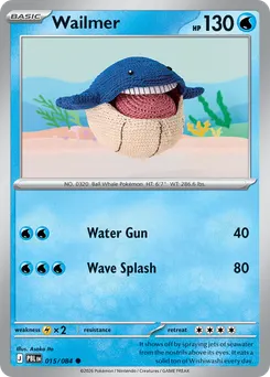Wailmer #15, Reverse Holo