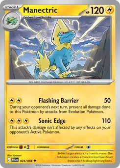 Manectric #24, Reverse Holo