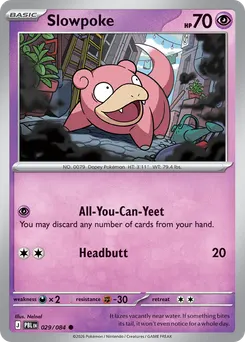Slowpoke #29, Reverse Holo