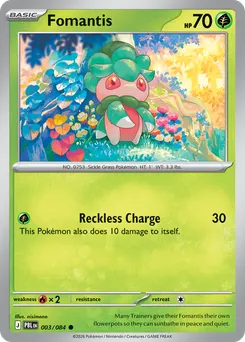 Fomantis #3, Reverse Holo