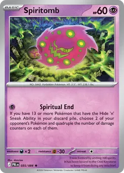 Spiritomb #35, Reverse Holo