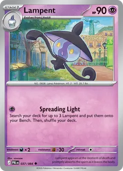 Lampent #37, Reverse Holo