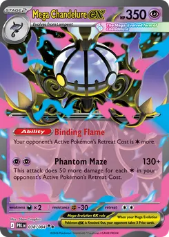 Mega Chandelure ex #38, Standard