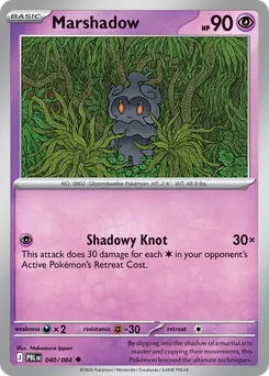 Marshadow #40, Reverse Holo