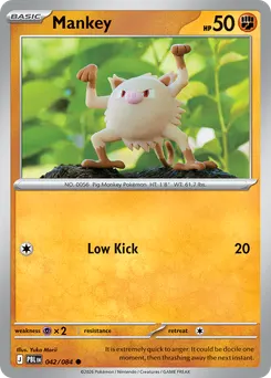 Mankey #42, Reverse Holo