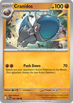 Cranidos #44, Reverse Holo