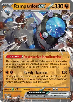 Rampardos ex #45, Standard