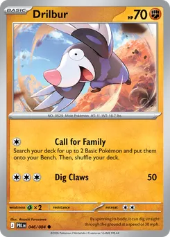 Drilbur #46, Reverse Holo