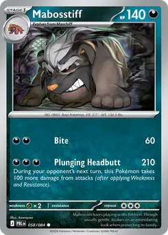 Mabosstiff #58, Reverse Holo